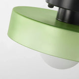 Nowoczesna szklana lampa sufitowa z kloszem w minimalistycznym designie