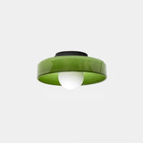 Nowoczesna szklana lampa sufitowa z kloszem w minimalistycznym designie