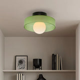 Nowoczesna szklana lampa sufitowa z kloszem w minimalistycznym designie
