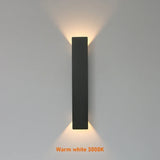 Nowoczesna Zewnętrzna Lampa Elewacyjna – Kinkiet LED Góra/Dół, Wodoodporny, Pionowy Design