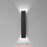 Nowoczesna Zewnętrzna Lampa Elewacyjna – Kinkiet LED Góra/Dół, Wodoodporny, Pionowy Design