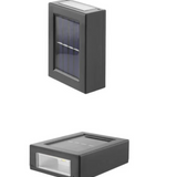 Solarna lampa ścienna LED – zewnętrzny kinkiet ogrodowy góra/dół