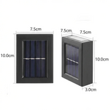 Solarna lampa ścienna LED – zewnętrzny kinkiet ogrodowy góra/dół