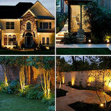Solarny reflektor lampa ogrodowa LED z czujnikiem zmierzchu